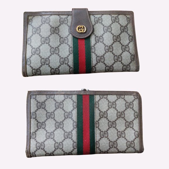 Gucci Ophidia GG handbag, wallet, cosmetic bag, & key case SOLD AS A SET - Picture 7 of 11